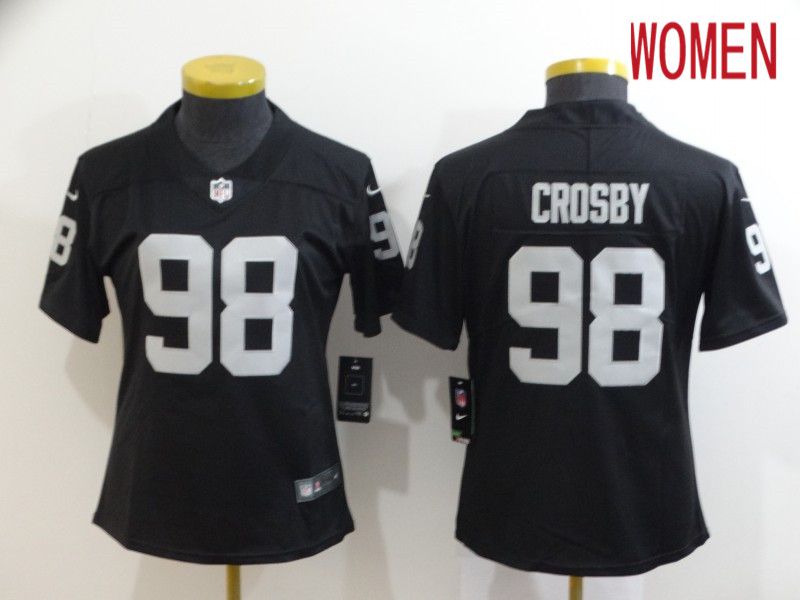 Women Oakland Raiders #98 Crosby Black Nike Limited Vapor Untouchable NFL Jerseys->new york yankees->MLB Jersey